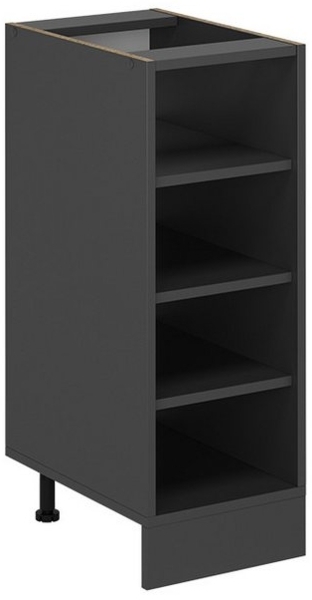 Küchenregal R-Line Anthrazit 30 cm ohne Arbeitsplatte Vicco