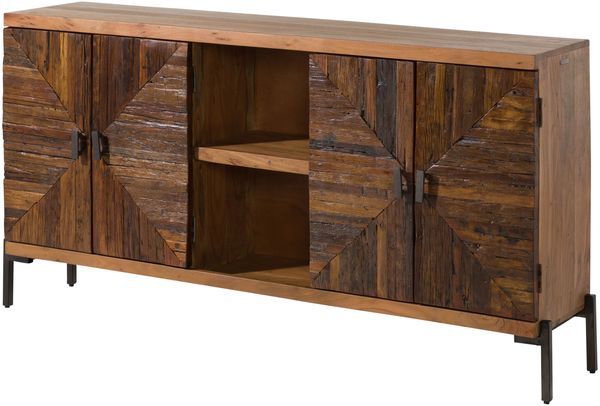 Sideboard Altholz 174x40x93 natur lackiert LYON #110