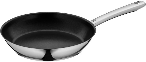 WMF Bratpfanne Nordic Profi Stielpfanne, 24 cm, Cromargan Edelstahl (24CM, 1-tlg, antihaftbeschichtet), für alle Herdarten geeignet