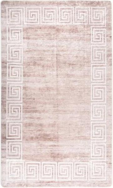 vidaXL Teppich Waschbar Beige 120x180 cm Rutschfest 337942