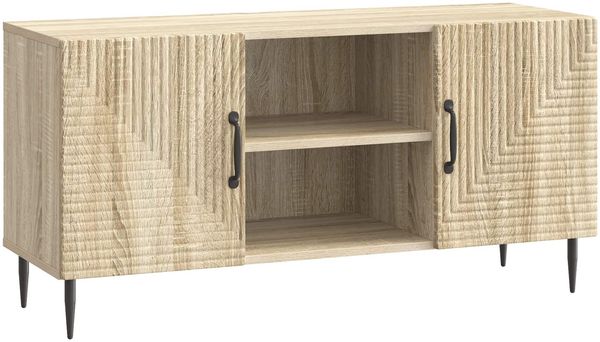 vidaXL TV-Schränk Sonoma-Eiche 102 x 34,5 x 50 cm Holzwerkstoff 894927