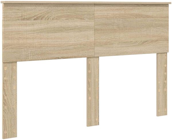 vidaXL Bettrahmen mit Kopfteil Sonoma-Eiche 140 x 190 cm Holzwerkstoff 3410897 Bild 7