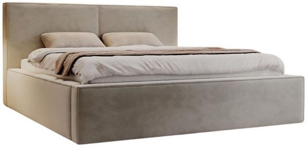 Compleo Polsterbett SANTO Metallrahmen, Bettkasten, ohne Matratze, (Kostenlose Lieferung! TOP ANGEBOT), Cordstoff oder Samtstoff