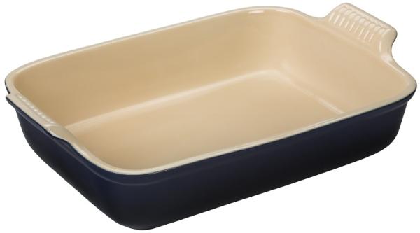 Le Creuset Auflaufform Tradition 32 cm Schwarz Glänzend - Schwarz - 29 bis 32 cm