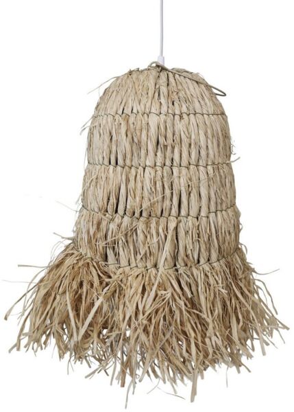 Chic Antique - Hängelampe Lampenschirm Geflochten Naturfarben Ø 28cm 71114700
