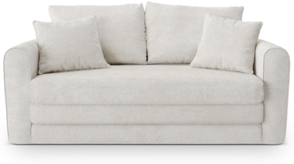 Micadoni Sofa Lido 2-Sitzer Boucle Helles Beige