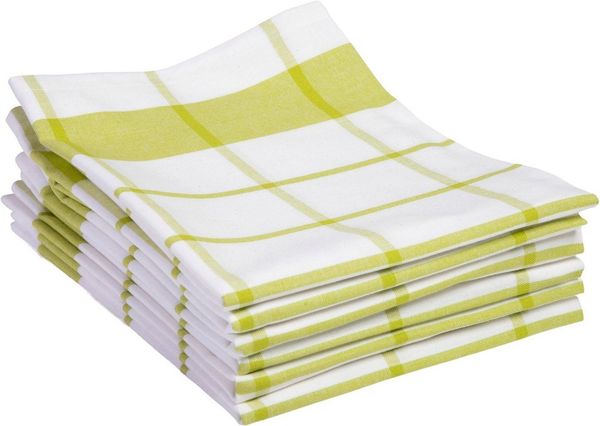 stuco Geschirrtuch karo, (Set, 6-tlg)