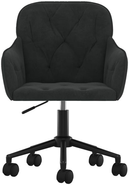 vidaXL Bürostuhl Drehbar Schwarz, 78 x 61 x 56 cm Bild 3
