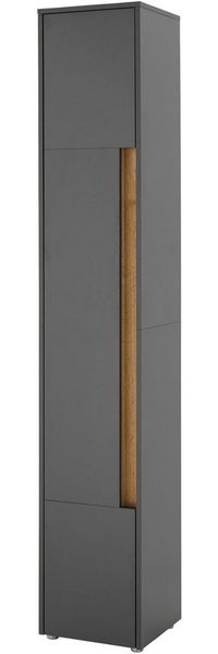 INOSIGN Hochschrank CITY/GIRON, Badschrank mit Griffmulde, Schrank in zeitlosem Design in den Farben Weiß und Anthrazit verfügbar, viel Stauraum