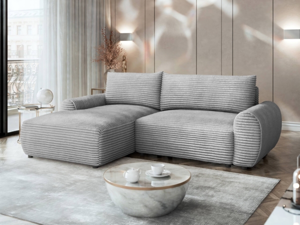 Ecksofa Blerkas (Farbe: Tilia 86, Seite: Links)