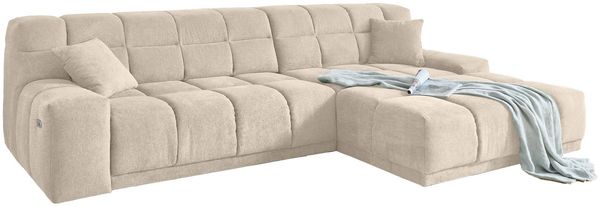 Wohnlandschaft Lacona / London, Stoff, Beige