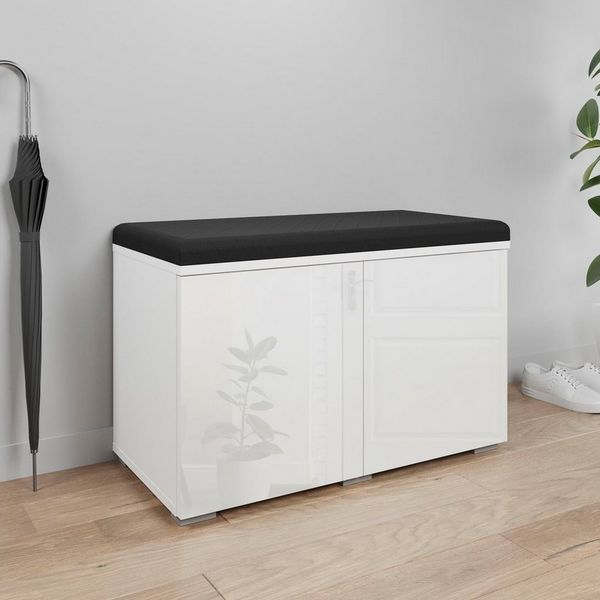 OTTO home Sitzbank Paris (inkl. Sitzkissen), moderne Truhenbank B/T/H 70x35x45, Flurbank mit Sitz aus Kunstleder