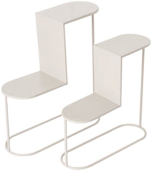 BOLTZE GRUPPE GmbH Blumenständer Blumentreppe PLUTO, H. 45-55 cm, 2er-Set