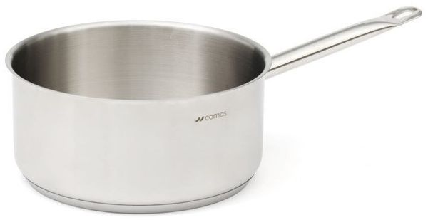 COMAS 12159 Niedriger Stieltopf ohne Deckel MAGNA EXPERT Edelstahl Ø 20 cm / Stielkasserolle / Gastro