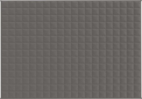 vidaXL Gewichtsdecke Stoff, 1x Gewichtsdecke, Dunkelgrau, 137x200 cm, Stoff, 6 kg Bild 3
