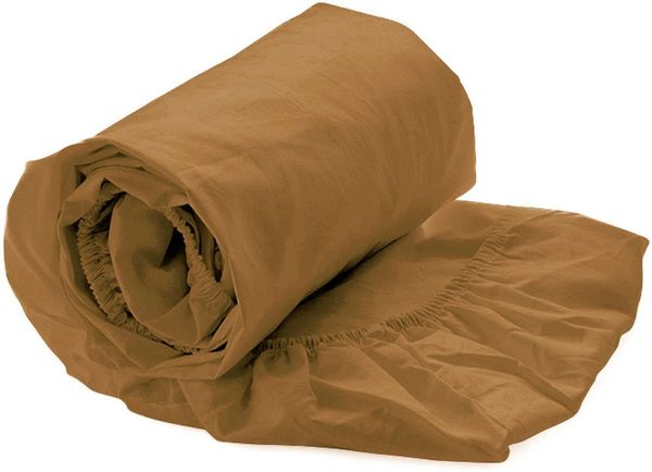Heckett and Lane Spannbettlaken Percale, Perkal, Gummizug: rundum, (1 Stück), Laken aus 100% Baumwolle, hochwertige Perkal, Betttuch ab 90x200