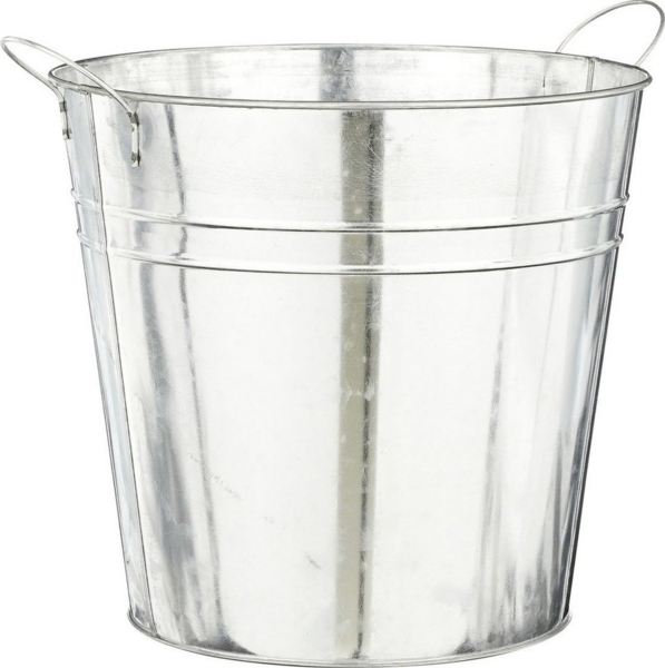 Mica Decorations Topf Joey Eisen Ø 27 x 25 cm grau