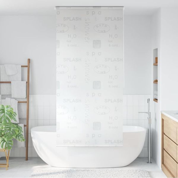 vidaXL Duschrollo 120x240 cm Splash-Design 142873