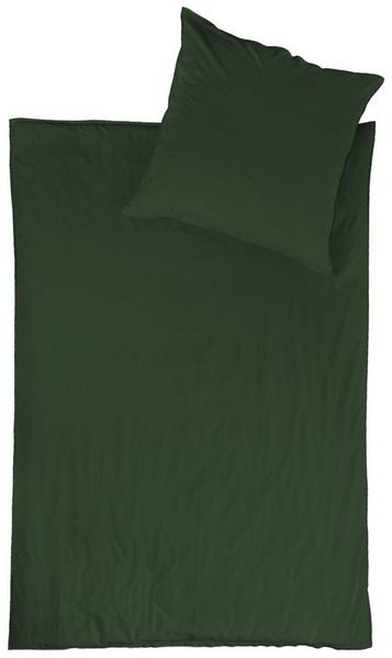 jilda-tex Bettwäsche Lissabon, Renforcé (Bio-Baumwolle), 2 teilig, unifarben, stonewashed und in vielen Farben