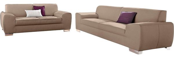 DOMO collection Polstergarnitur Ricardo, (Set, 2-tlg), Set: 2-Sitzer und 2,5-Sitzer
