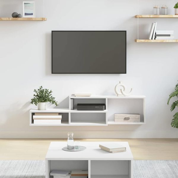 Wand-TV Stand, TV-Regal 120 x 25 x 28,5 cm Holzwerkstoff