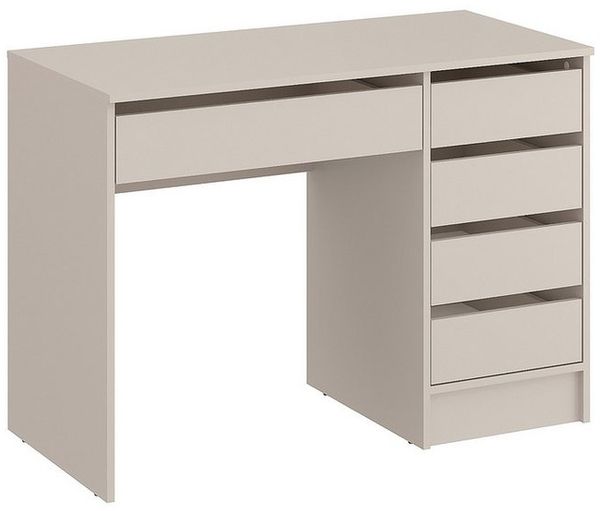 KOMTO Schreibtisch KOMTO Schreibtisch mit 5 Schubladen – Arbeitstisch PLIO 110 x 53 x 78,5 cm