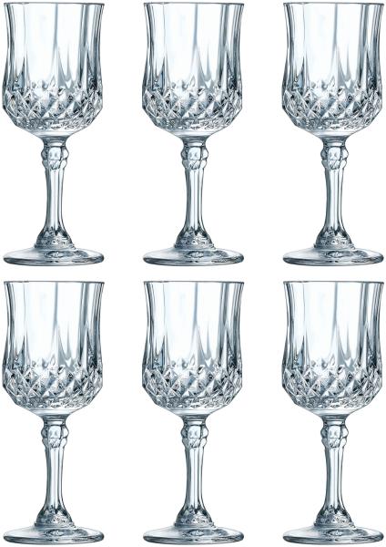 Cristal d'Arques 23224 Longchamp ECLAT Weissweinkelch 170 ml, Glas, klar (6er Pack)