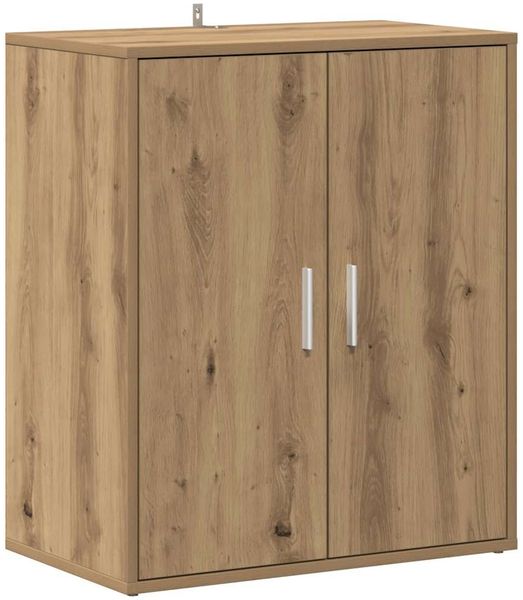 Schuhregal, Schuhablage, platzsparend Artisan-Eiche 60x35x70 cm Holzwerkstoff