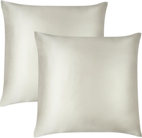 Aspero Kissenbezüge 2x Seiden Kissenbezüge 80x80 cm Enna, Haut- und haarschonendes Material
