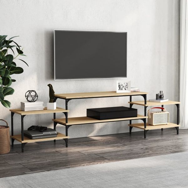 vidaXL TV-Schrank Sonoma-Eiche 197x35x52 cm Holzwerkstoff 826326