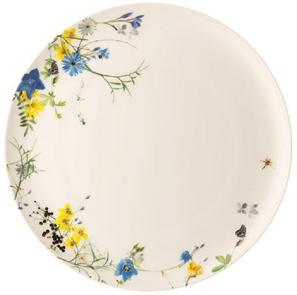 Speiseteller 27 cm Brillance Fleurs des Alpes Rosenthal Speiseteller - Mikrowelle geeignet, Spülmaschinengeeignet