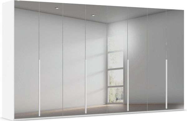 LeGer Home by Lena Gercke Kleiderschrank Schrank Garderobe Ankleide Schlafzimmer Flur SERINA Eyecatcher (3 verschiedene Ausstattungen BASIC/CLASSIC/PREMIUM (inkl. SOFT-CLOSE) in 6 Breiten (101 - 401 cm) mit Front Glas oder Dekor MADE IN GERMANY