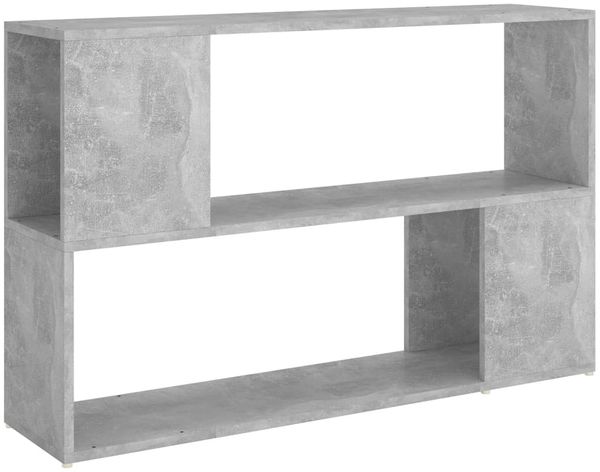 Bücherregal | Standregal Betongrau 100x24x63 cm Holzwerkstoff