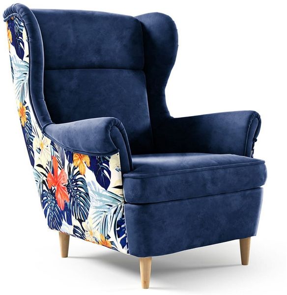 Beautysofa Ohrensessel Havana im skandinavischen Stil (hoher Rückenlehne & modernem Design), 4 trendige Farben zur Auswahl