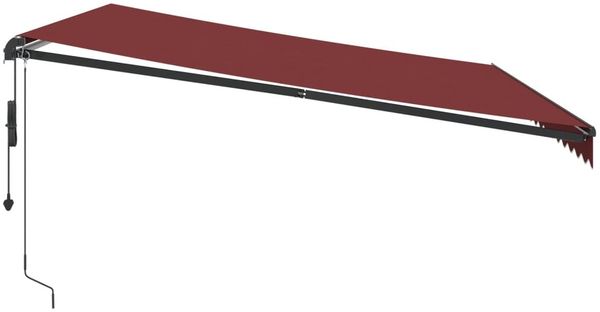 vidaXL Markise Automatisch Burgunderrot 450x300 cm 3310191 Bild 4