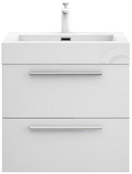 doporro Badezimmer-Set Badmöbel-Set Quadratto Waschbeckenunterschrank Waschplatz