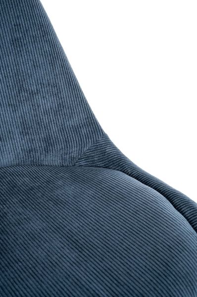 CLP 4er Set Esszimmerstuhl Linares Mit Buchenholzgestell,dunkelblau Cord Bild 8