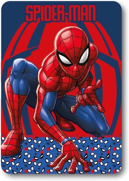 Marvel Spiderman Kuscheldecke Fleece weich Kinderdecke 100x140 cm Sofa Bett
