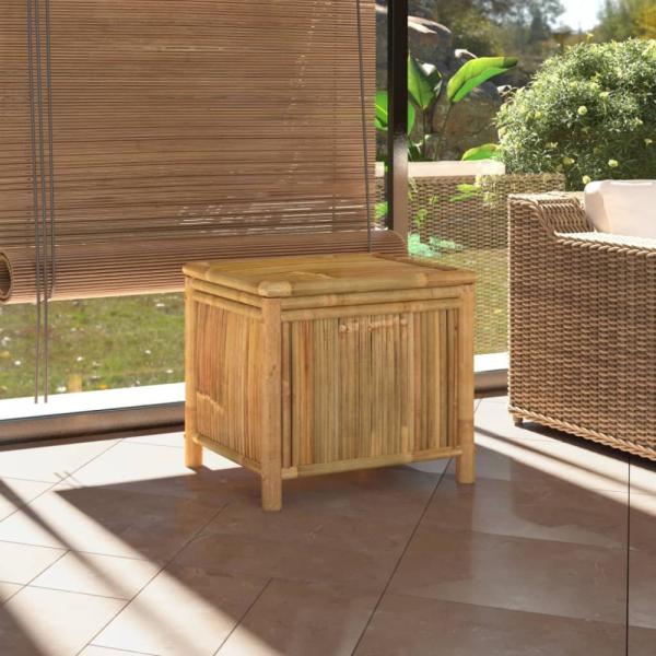 vidaXL Gartentruhe 60x52x55 cm Bambus 319874