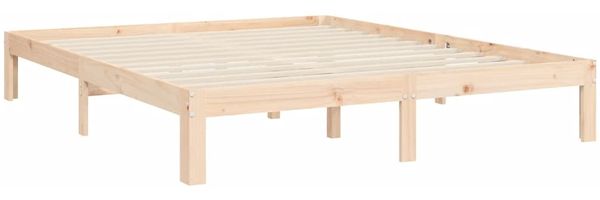vidaXL Massivholzbett ohne Matratze 160x200 cm Kiefernholz 3193606 Bild 9