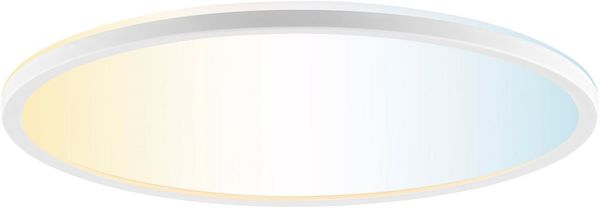Hanseatic LED Panel DLP220A, CCT - über Fernbedienung, LED fest integriert, warmweiß - kaltweiß, Deckenlampe, Deckenleuchte, dimmbar, CCT über Wandschalter, Backlight