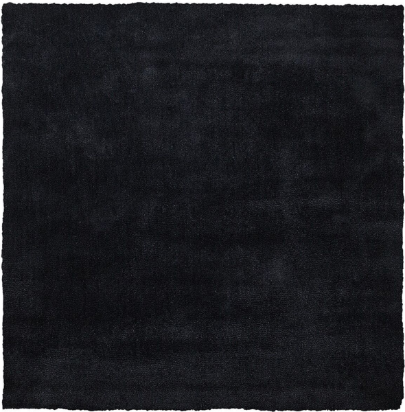 Teppich schwarz 200x200 cm Shaggy DEMRE