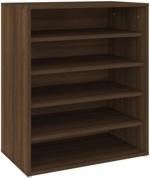 vidaXL Schuhschrank Braun Eichen-Optik 60x35x70 cm Holzwerkstoff 816016