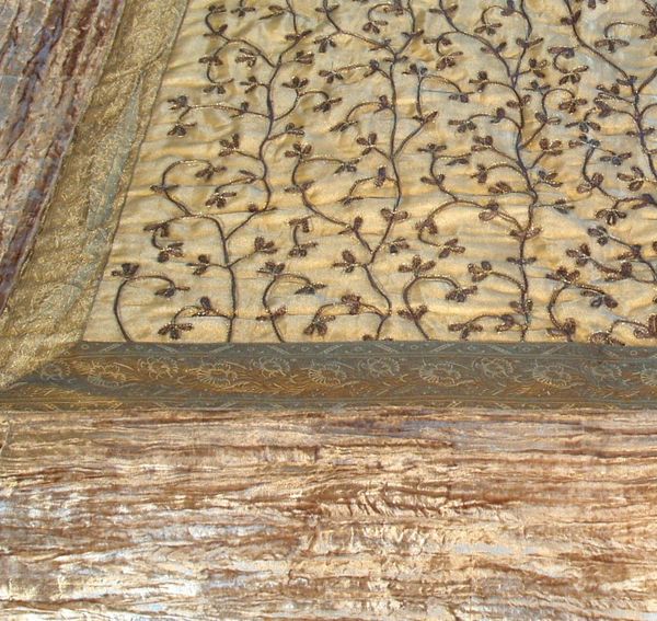 Guru-Shop Tagesdecke Brokat- Samtdecke, Tagesdecke, Bettüberwurf -..