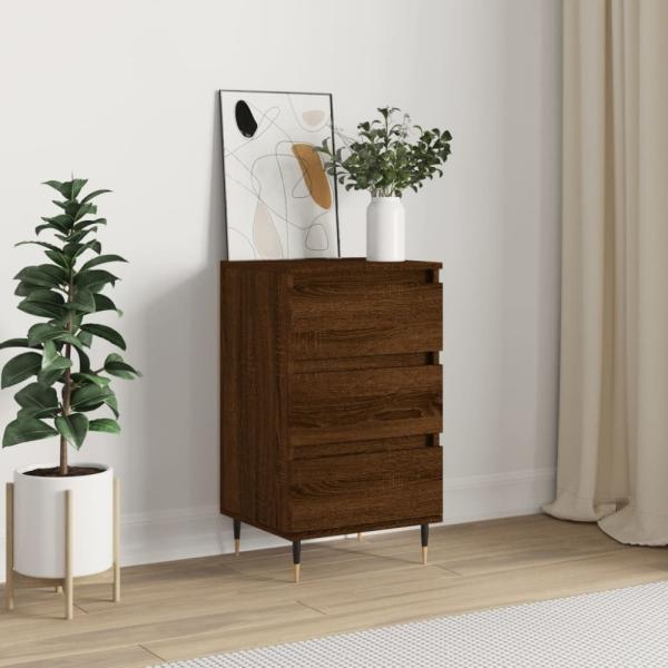 vidaXL Sideboard Braun Eichen-Optik 40x35x70 cm Holzwerkstoff 831091