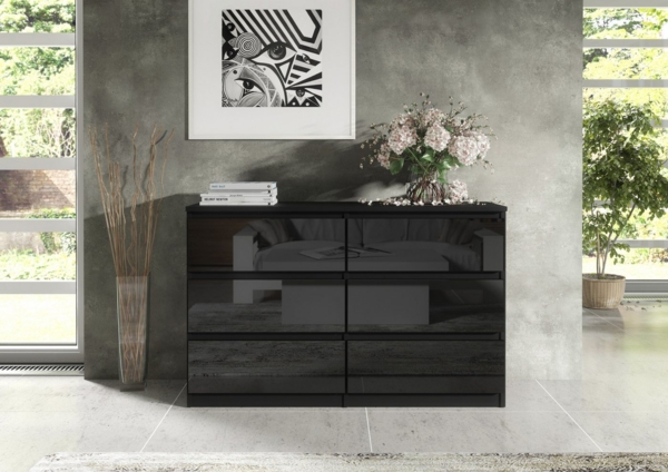 meble masztalerz Kommode Mit 6 Schubladen - 140 cm breit – modern, praktisch & geräumig Bild 3