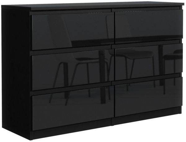 meble masztalerz Kommode Mit 6 Schubladen - 140 cm breit – modern, praktisch & geräumig Bild 1