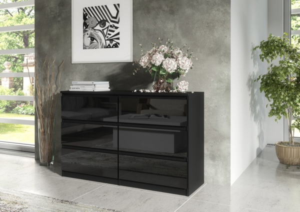 meble masztalerz Kommode Mit 6 Schubladen - 140 cm breit – modern, praktisch & geräumig Bild 2