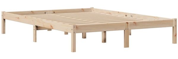 vidaXL Massivholzbett ohne Matratze 160x200 cm Kiefernholz 3306545 Bild 7