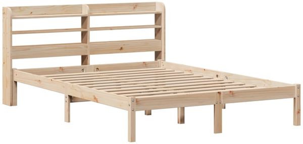 vidaXL Massivholzbett ohne Matratze 160x200 cm Kiefernholz 3306545 Bild 3